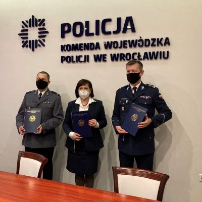 Podpisanie Listu intencyjnego pomiędzy Gminą Prochowice a Komendą Wojewódzką Policji we Wrocławiu