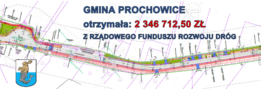 Gmina Prochowice otrzymała: 2 346 712,50 zł z Rządowego Funduszu Rozwoju Dróg 