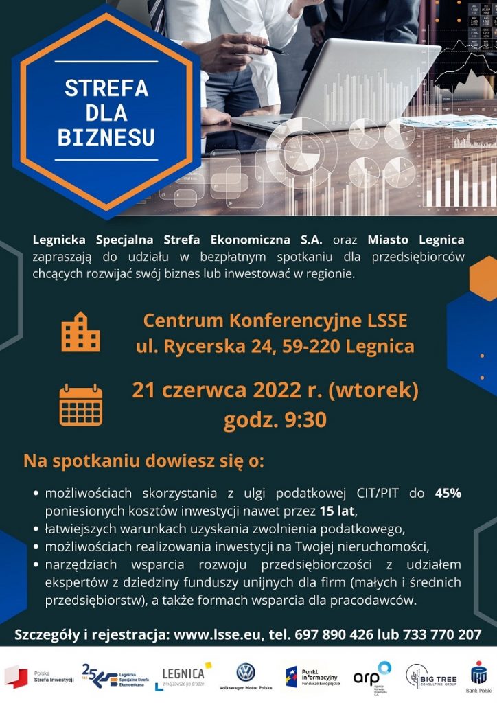 Strefa dla biznesu - plakat_Legnica