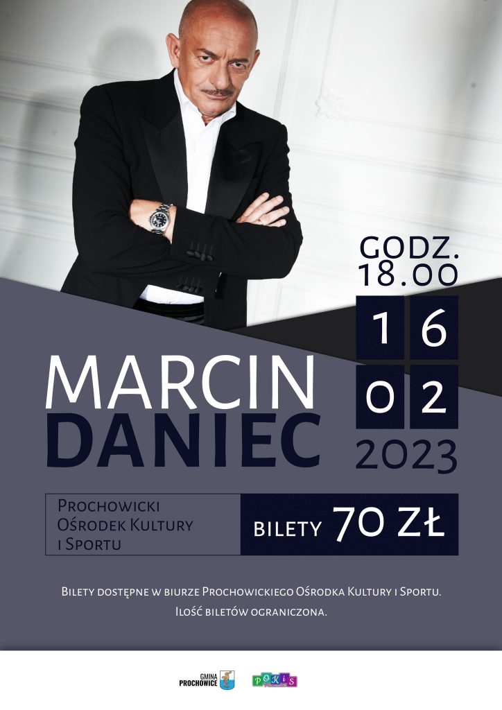 Marcin Daniec - plakat