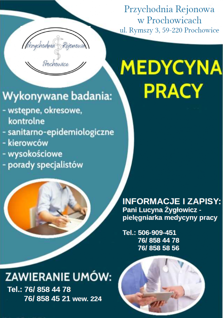 medycyna pracy - plakat