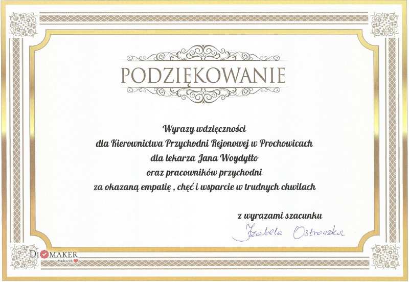 podziekowania