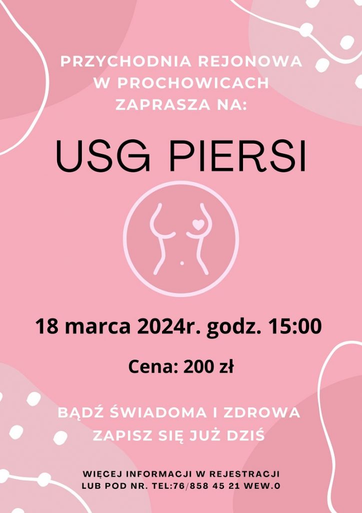 usg piersi plakat