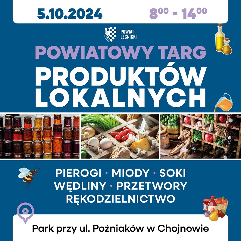 powiatowy targ - plakat