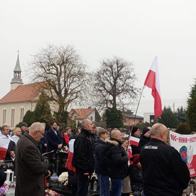 Oznakowanie przez IPN Mogiły Antoniego i Aldony Rymsza