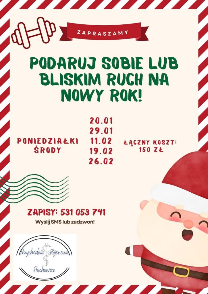 treningi - plakat