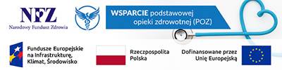 Wsparcie podstawowej opieki zdrowotnej (POZ) baner