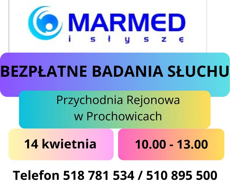 badanie słuchu kwiecień