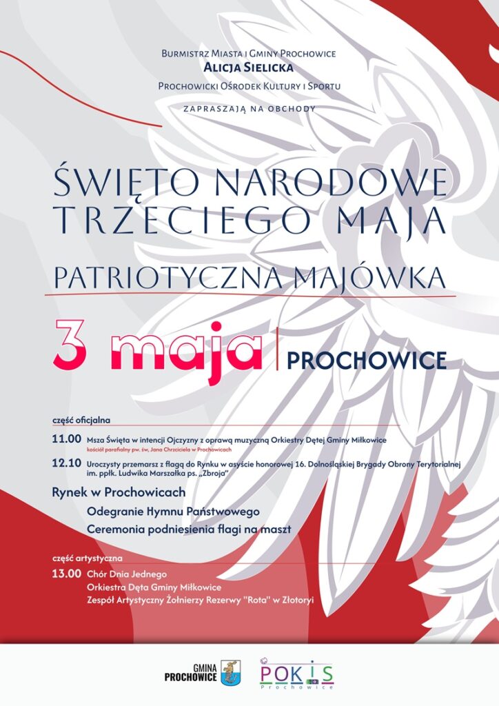 Święto Narodowe Trzeciego Maja w Prochowicach