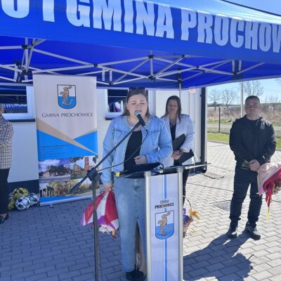 uroczyste otwarcie i oddanie do użytku obiektu jakim jest szatnia sportowa w miejscowości Kawice